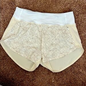 Outdoor Voices shorts - Size White Athletic Shorts with speckled front